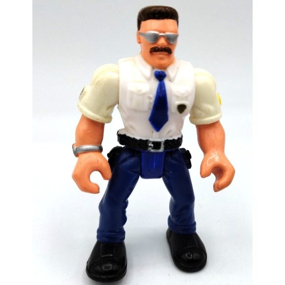 Fisher Price Imaginext 5 Figures 2.25 In Construction Workers Knight King Brave - Picture 11 of 15